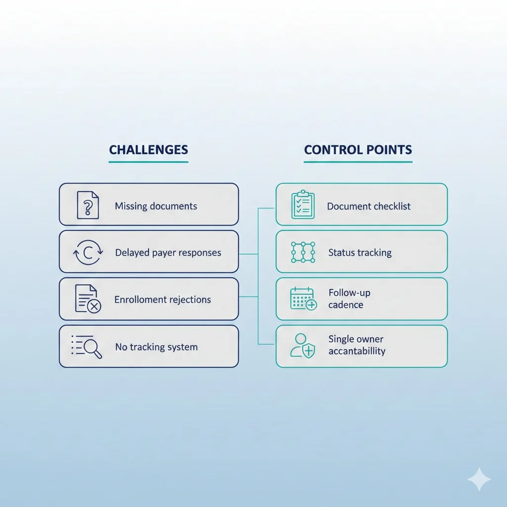 Challenges and Control Points for Small Clinics