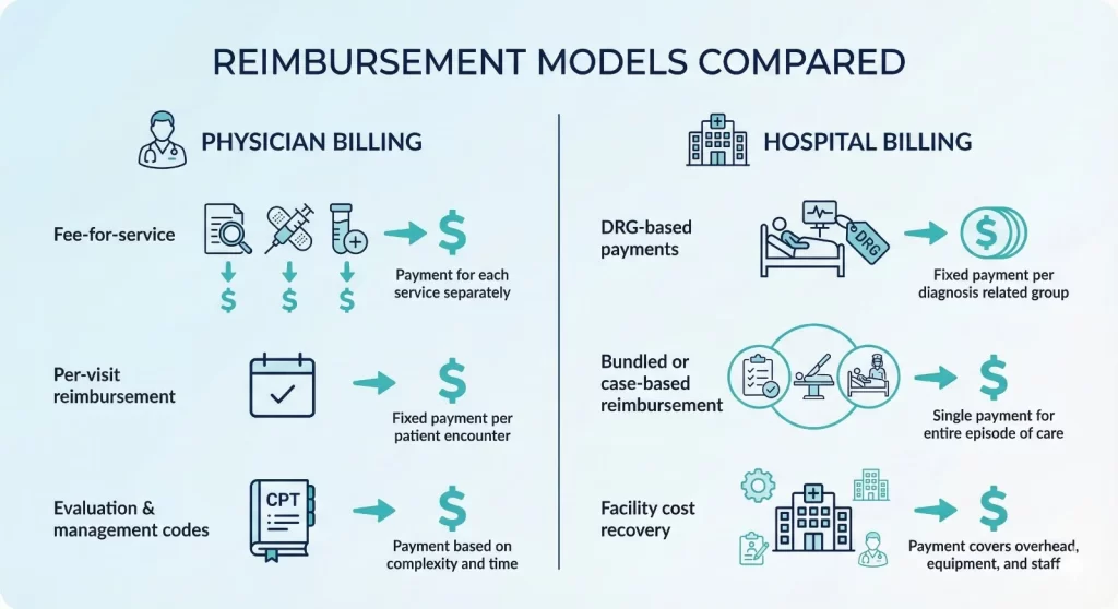 Reimbursement Models compared