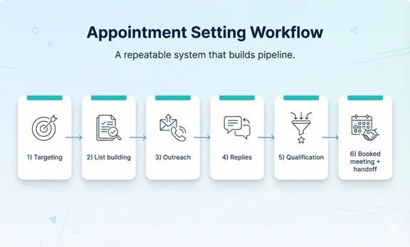 Appointment Setting Workflow Diagram