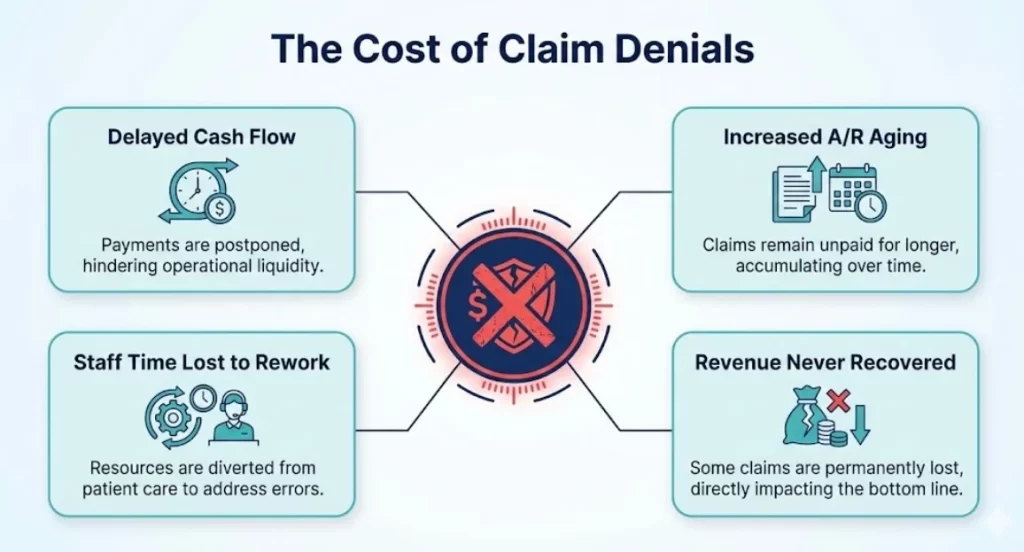 cost of claim denials