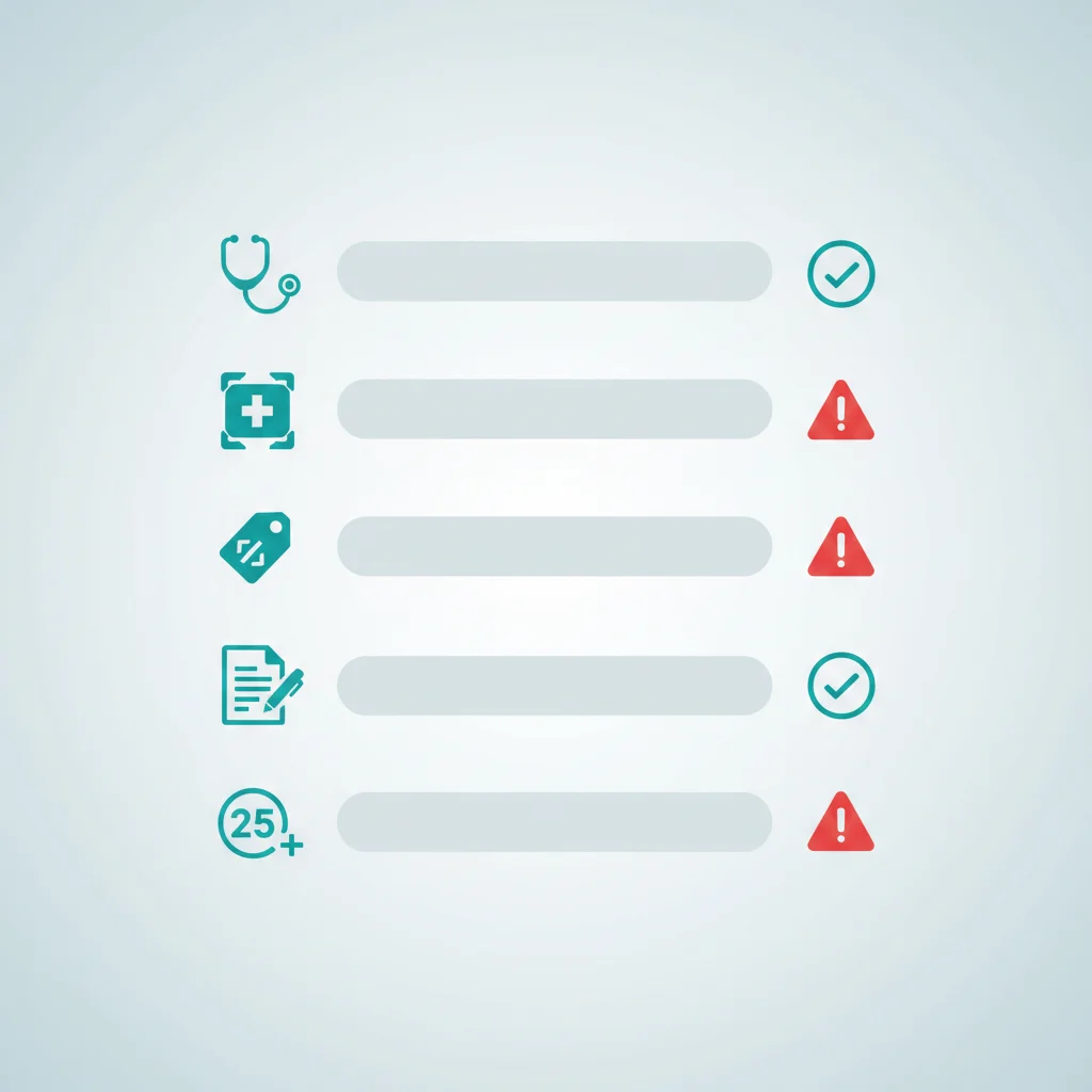 Audit findings checklist on a clipboard with teal checkmarks 