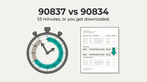 90837 vs 90834